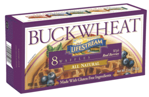 Gluten free buckwheat waffles