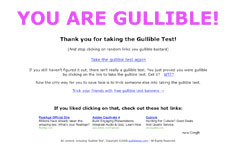 The Gullible Test