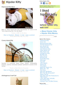 Hipster Kitty
